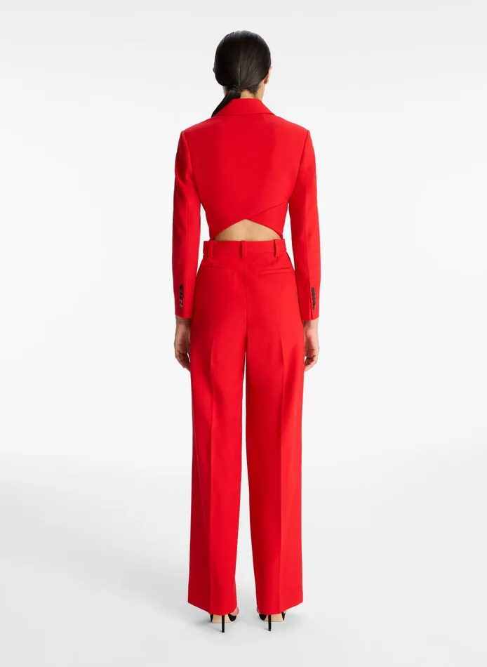 Women Jumpsuits ALC Tatum Cut Out Jumpsuit Ruby