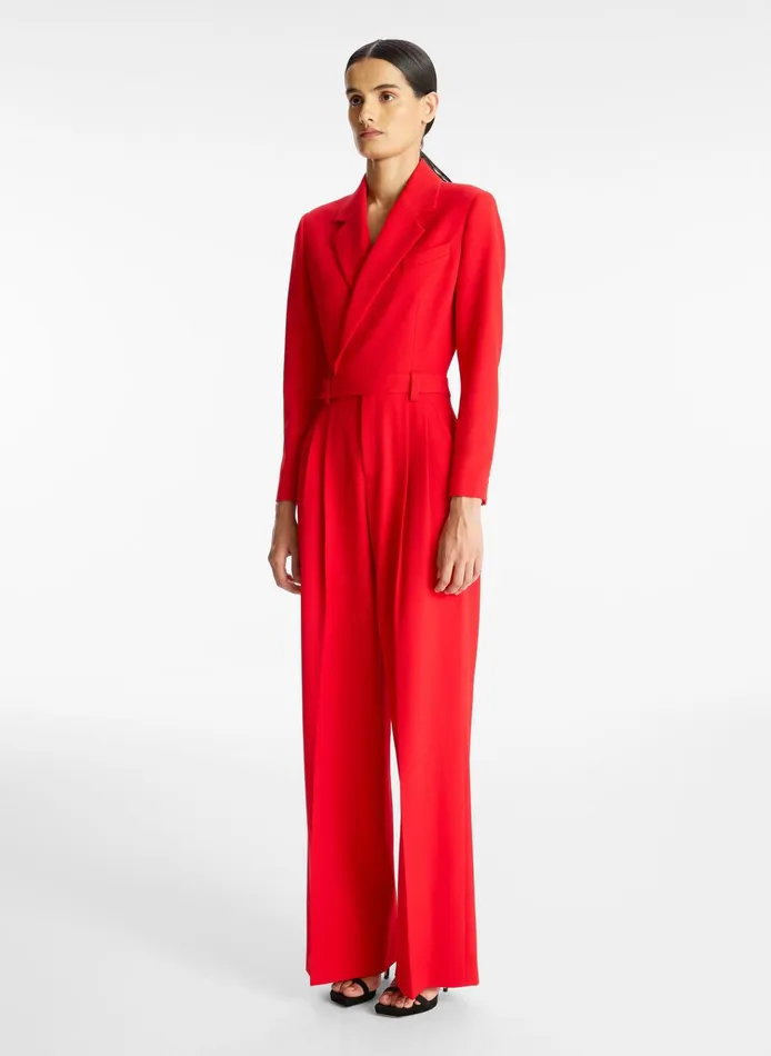 Women Jumpsuits ALC Tatum Cut Out Jumpsuit Ruby