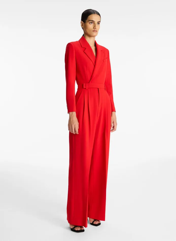 Women Jumpsuits ALC Tatum Cut Out Jumpsuit Ruby