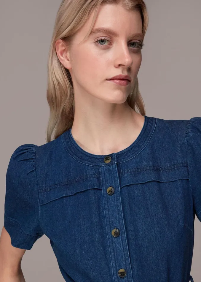 Women Jumpsuits Whistles Alana Denim Jumpsuit