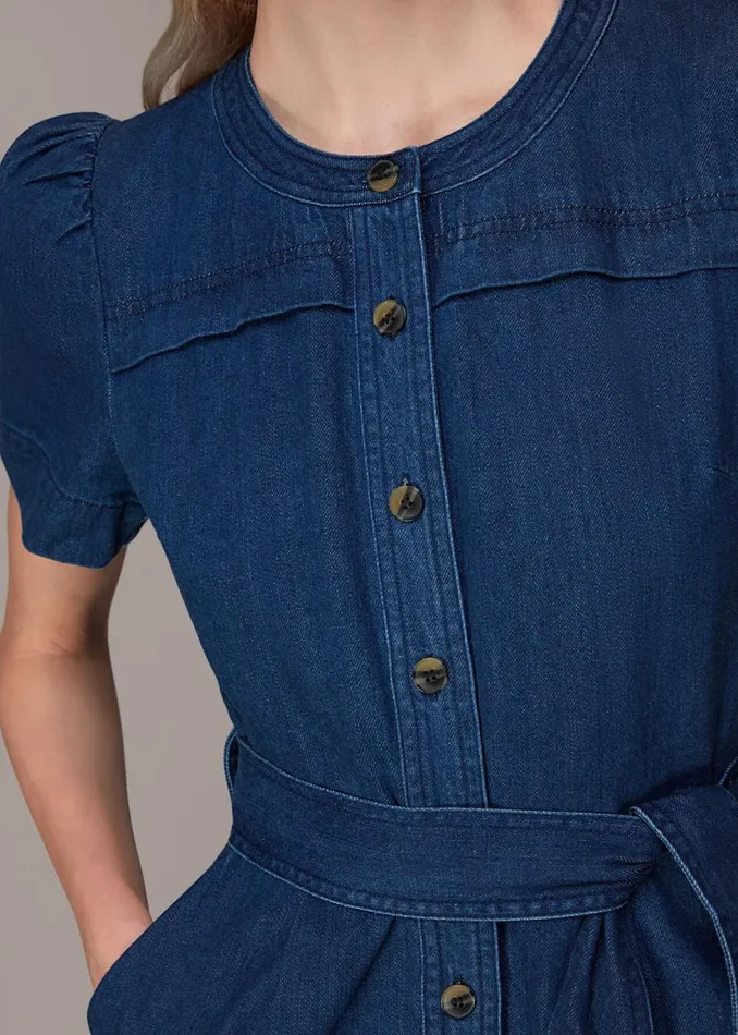 Women Jumpsuits Whistles Alana Denim Jumpsuit