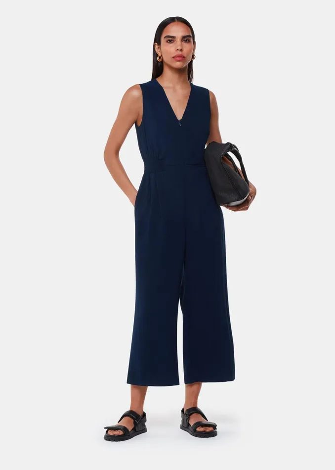 Women Jumpsuits Whistles Navy Remmie Jumpsuit
