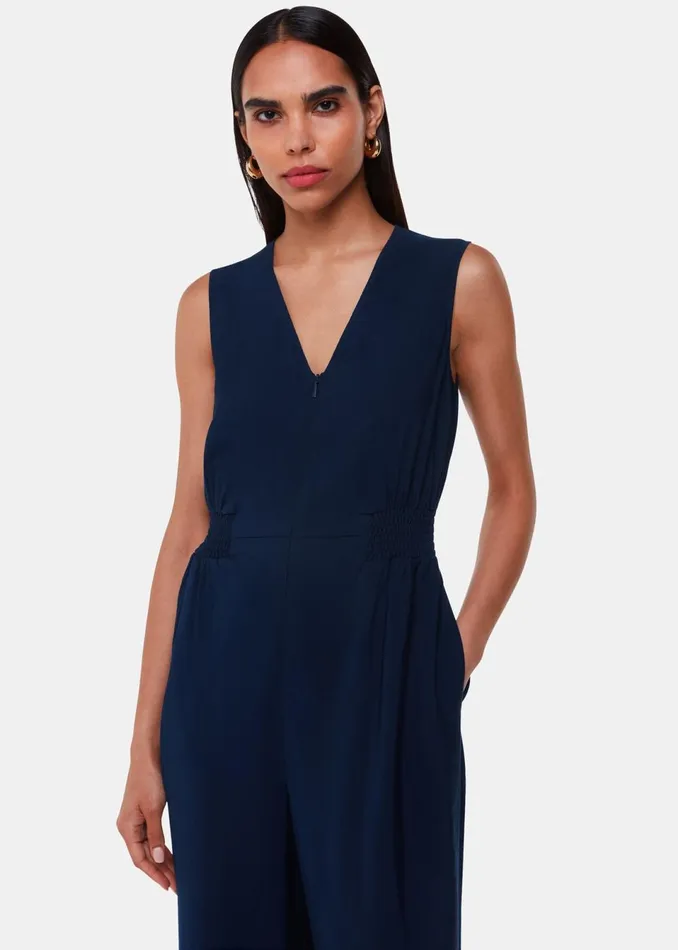 Women Jumpsuits Whistles Navy Remmie Jumpsuit
