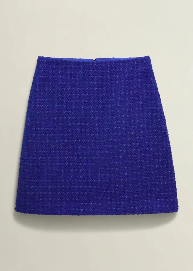 Women Khloe Skirt With Wool Cobalt Hobbs Skirts