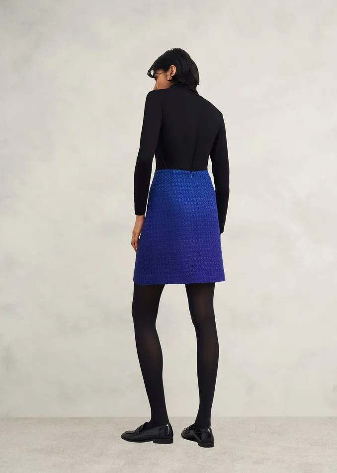Women Khloe Skirt With Wool Cobalt Hobbs Skirts