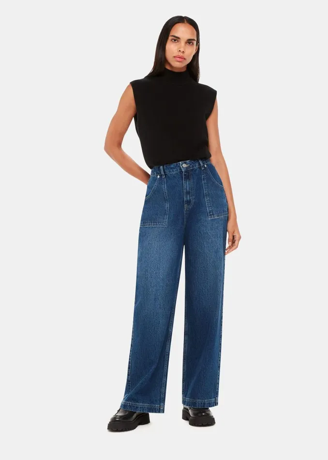WomenKids Jeans Whistles Denim Authentic Raya Straight Jean