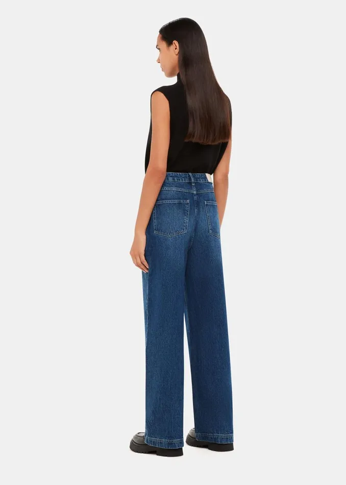 WomenKids Jeans Whistles Denim Authentic Raya Straight Jean