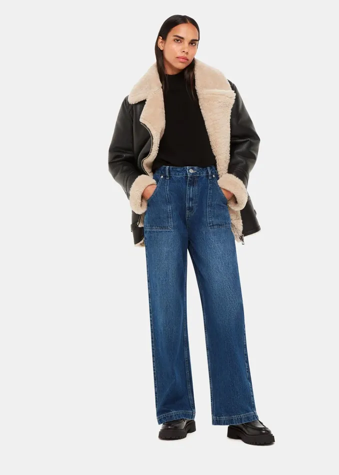 WomenKids Jeans Whistles Denim Authentic Raya Straight Jean