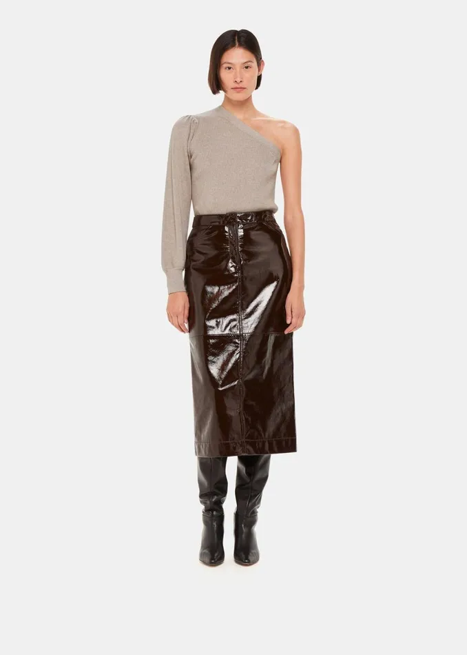 Women Knitwear and Cashmere Whistles Neutral One Shoulder Knit