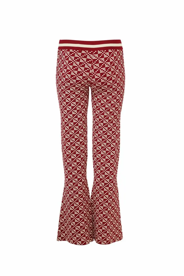 Women Knitwear DODO BAR OR Cho Pants Red Cream