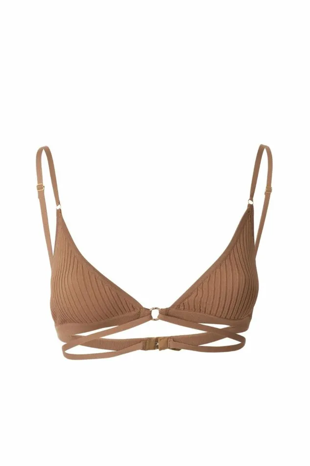Women Knitwear DODO BAR OR Goldie Bra Brown