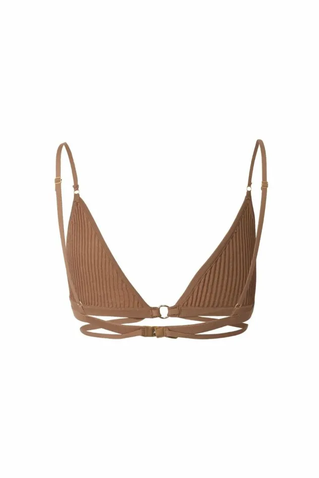 Women Knitwear DODO BAR OR Goldie Bra Brown