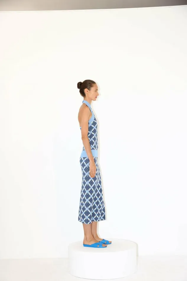 Women Knitwear DODO BAR OR Lily Top Blue Combo