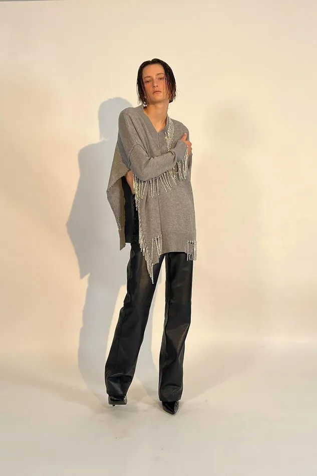 Women Knitwear DODO BAR OR Mark Sweater Gry
