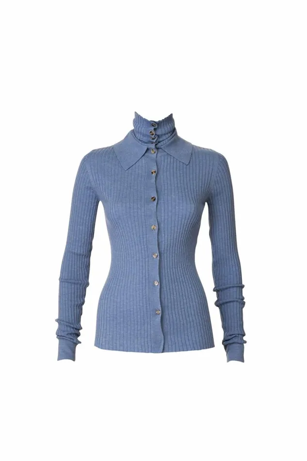 Women Knitwear DODO BAR OR Ralph Top Light Blue
