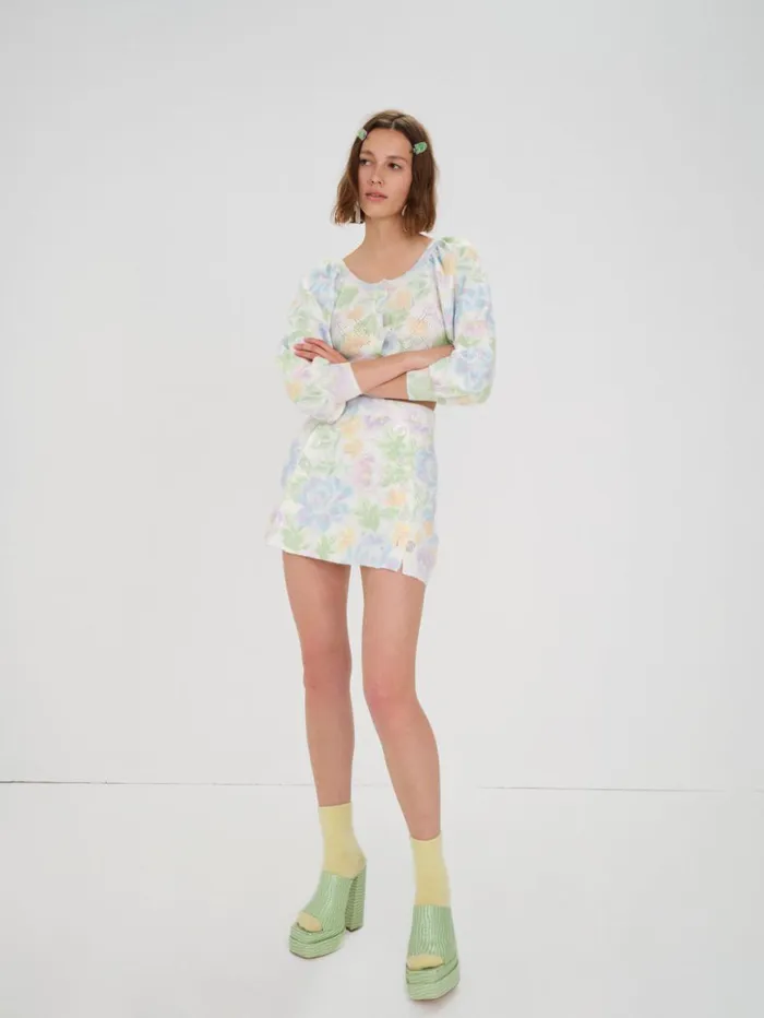 Women Knitwear For Love and Lemons Merrick Cardigan Multi Women Knitwear For Love and Lemons Merrick Cardigan Multi