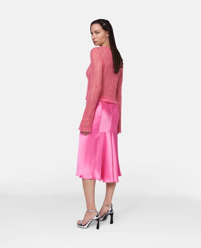 Women Knitwear Stella McCartney Airy Lace Knit Jumper Watermelon Women Knitwear Stella McCartney Airy Lace Knit Jumper Watermelon