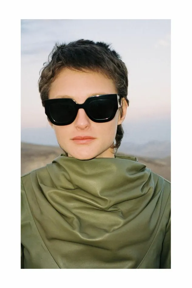 Women Leather DODO BAR OR Bilbi Shirt Cream