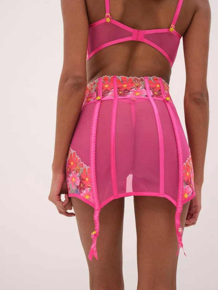 Women Lingerie For Love and Lemons Anemone Floral Garter Skirt Pink Women Lingerie For Love and Lemons Anemone Floral Garter Skirt Pink