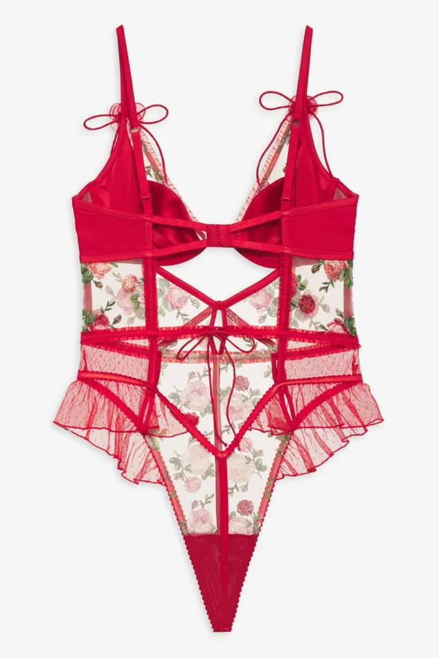 Women Lingerie For Love and Lemons Anika Teddy Red Women Lingerie For Love and Lemons Anika Teddy Red