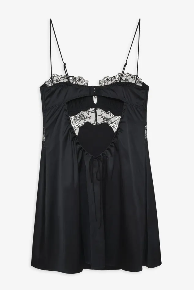 Women Lingerie For Love and Lemons Brie Slip Dress Black