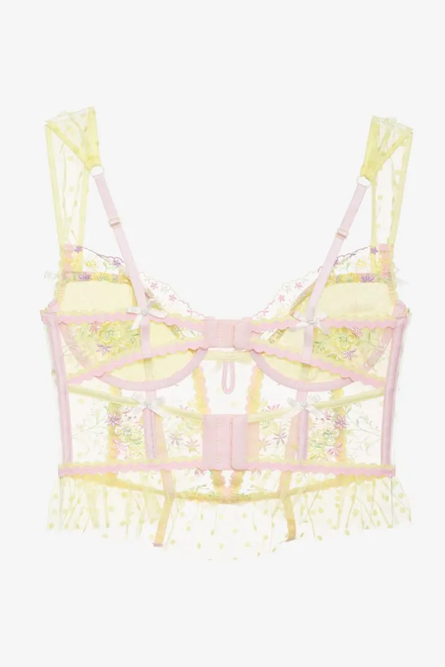 Women Lingerie For Love and Lemons Buttercup Bunches Bustier Yellow Women Lingerie For Love and Lemons Buttercup Bunches Bustier Yellow