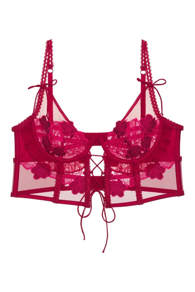 Women Lingerie For Love and Lemons Clara Bustier Red Women Lingerie For Love and Lemons Clara Bustier Red