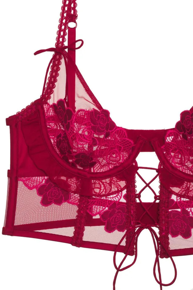 Women Lingerie For Love and Lemons Clara Bustier Red Women Lingerie For Love and Lemons Clara Bustier Red