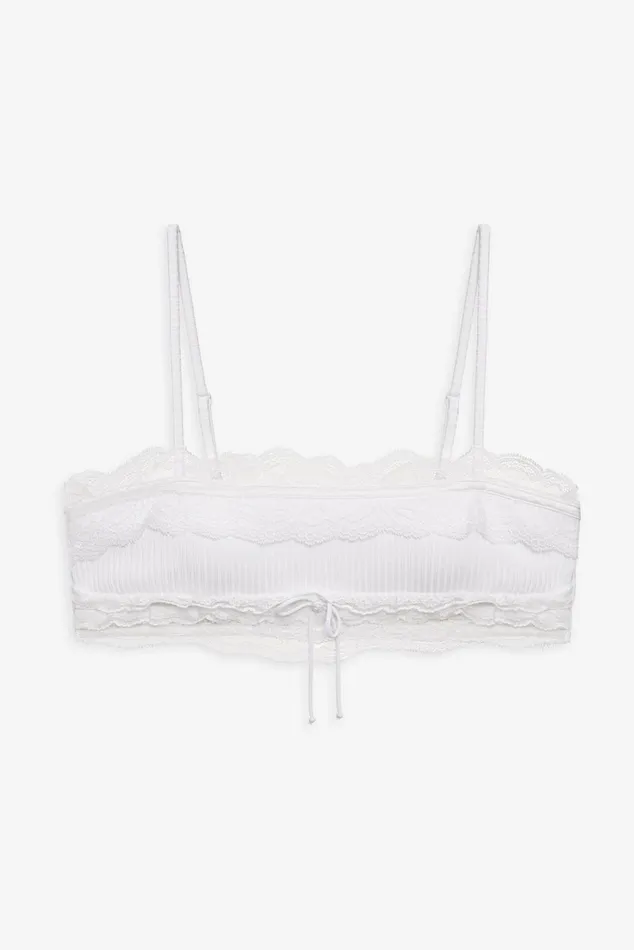 Women Lingerie For Love and Lemons Dahlia Sleep Bralette White Women Lingerie For Love and Lemons Dahlia Sleep Bralette White