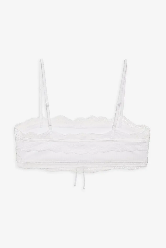 Women Lingerie For Love and Lemons Dahlia Sleep Bralette White Women Lingerie For Love and Lemons Dahlia Sleep Bralette White