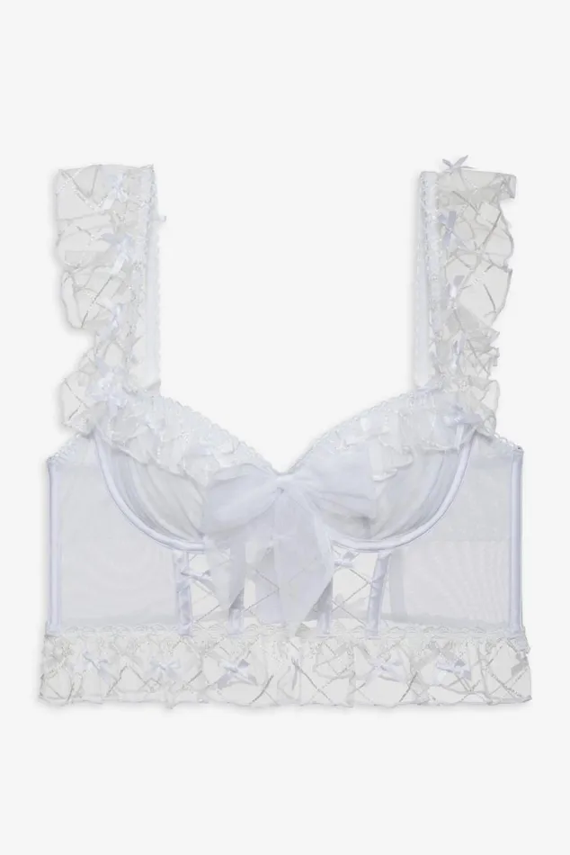 Women Lingerie For Love and Lemons Fiorella Bustier White Women Lingerie For Love and Lemons Fiorella Bustier White