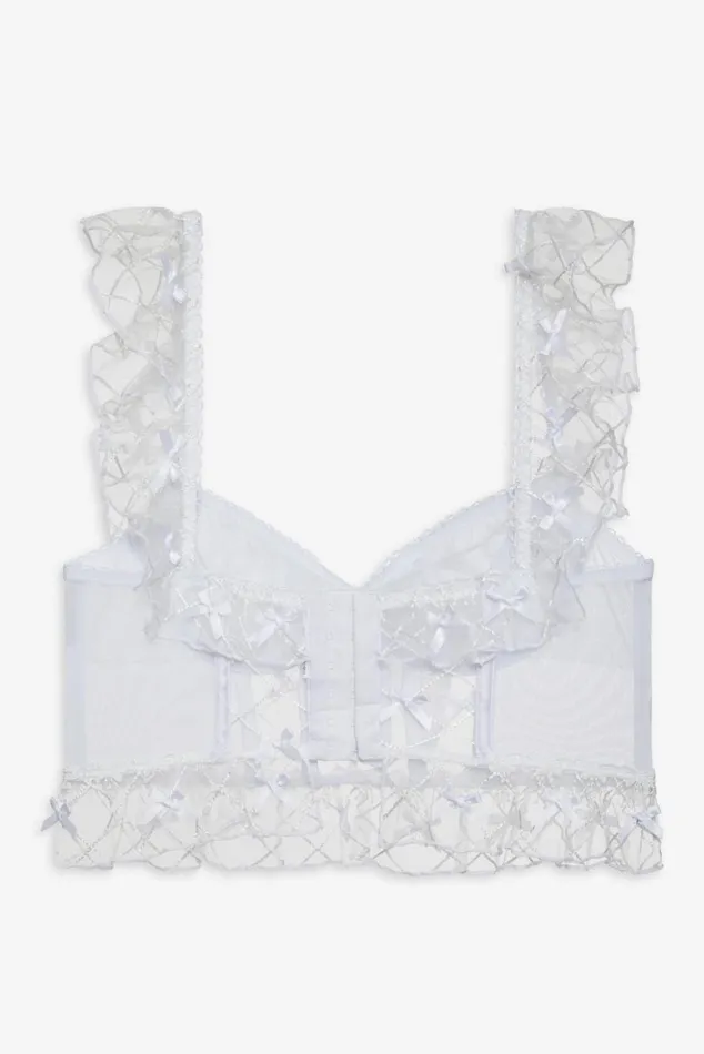 Women Lingerie For Love and Lemons Fiorella Bustier White Women Lingerie For Love and Lemons Fiorella Bustier White