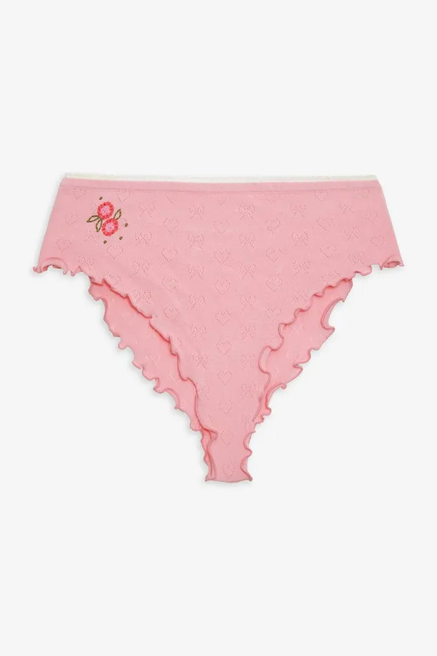 Women Lingerie For Love and Lemons Isabel Knit Short Pink Women Lingerie For Love and Lemons Isabel Knit Short Pink