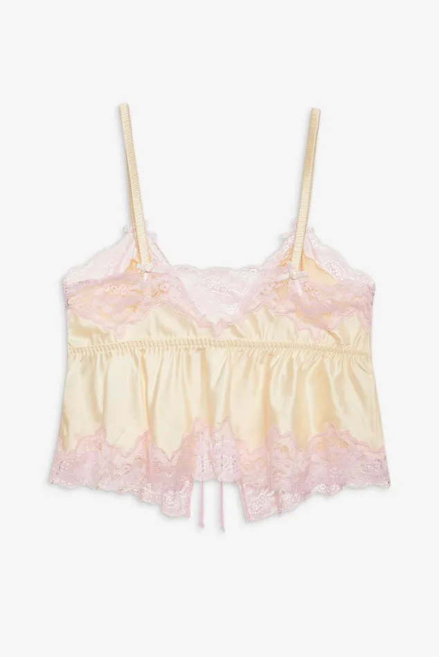 Women Lingerie For Love and Lemons Jaden Sleep Top Yellow Women Lingerie For Love and Lemons Jaden Sleep Top Yellow