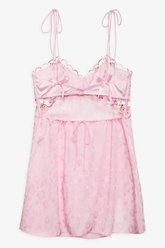 Women Lingerie For Love and Lemons Maisie Slip Dress Pink