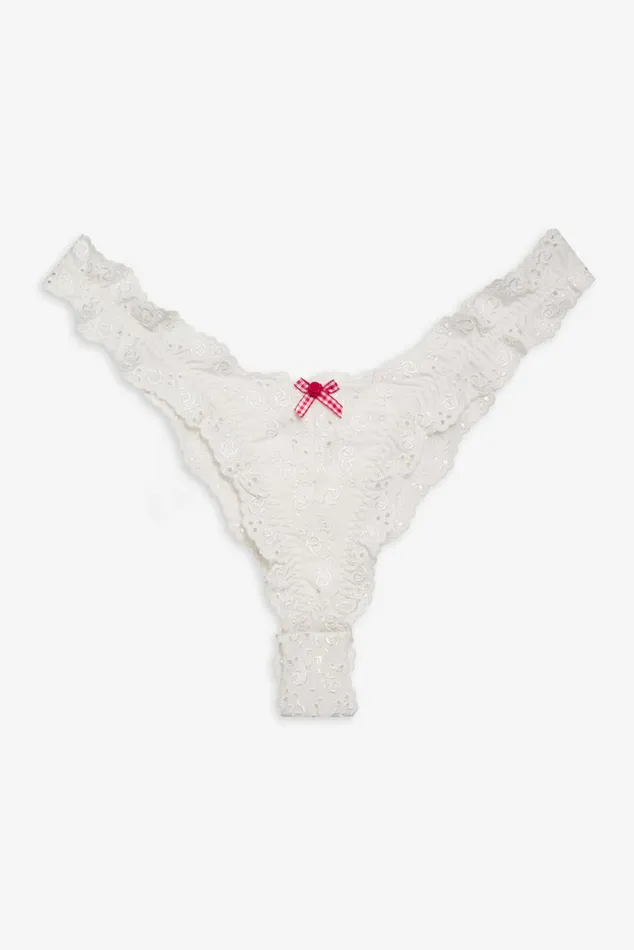 Women Lingerie For Love and Lemons Martha Cheeky Panty White Women Lingerie For Love and Lemons Martha Cheeky Panty White