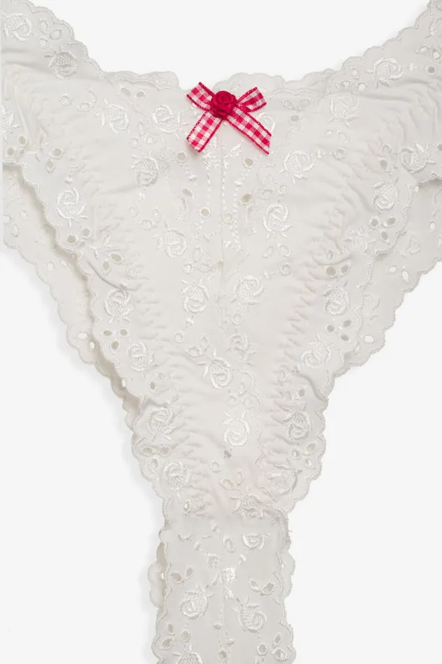 Women Lingerie For Love and Lemons Martha Cheeky Panty White Women Lingerie For Love and Lemons Martha Cheeky Panty White