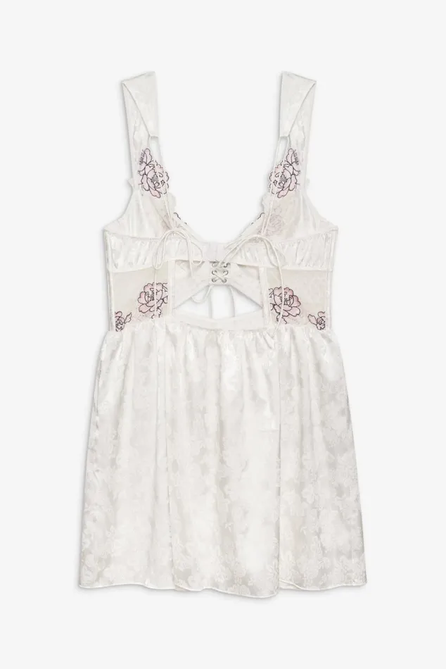 Women Lingerie For Love and Lemons Matilda Slip Dress White Women Lingerie For Love and Lemons Matilda Slip Dress White