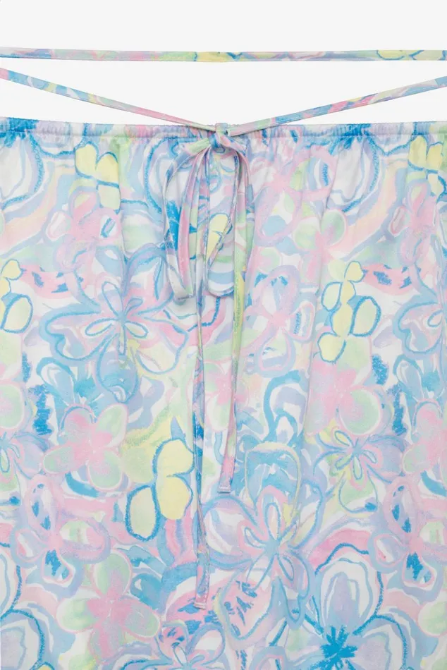 Women Lingerie For Love and Lemons Midsummer Floral Skirt Blue Women Lingerie For Love and Lemons Midsummer Floral Skirt Blue