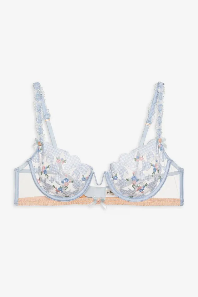 Women Lingerie For Love and Lemons Scottie Underwire Bra Blue Women Lingerie For Love and Lemons Scottie Underwire Bra Blue