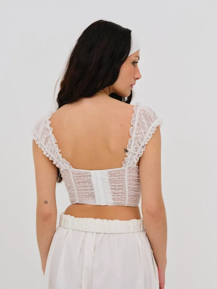 Women Lingerie For Love and Lemons Tawny Bustier White Women Lingerie For Love and Lemons Tawny Bustier White