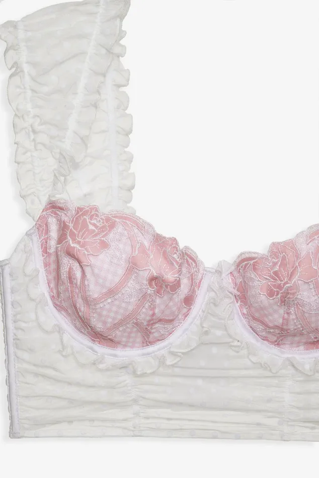 Women Lingerie For Love and Lemons Tawny Bustier White Women Lingerie For Love and Lemons Tawny Bustier White