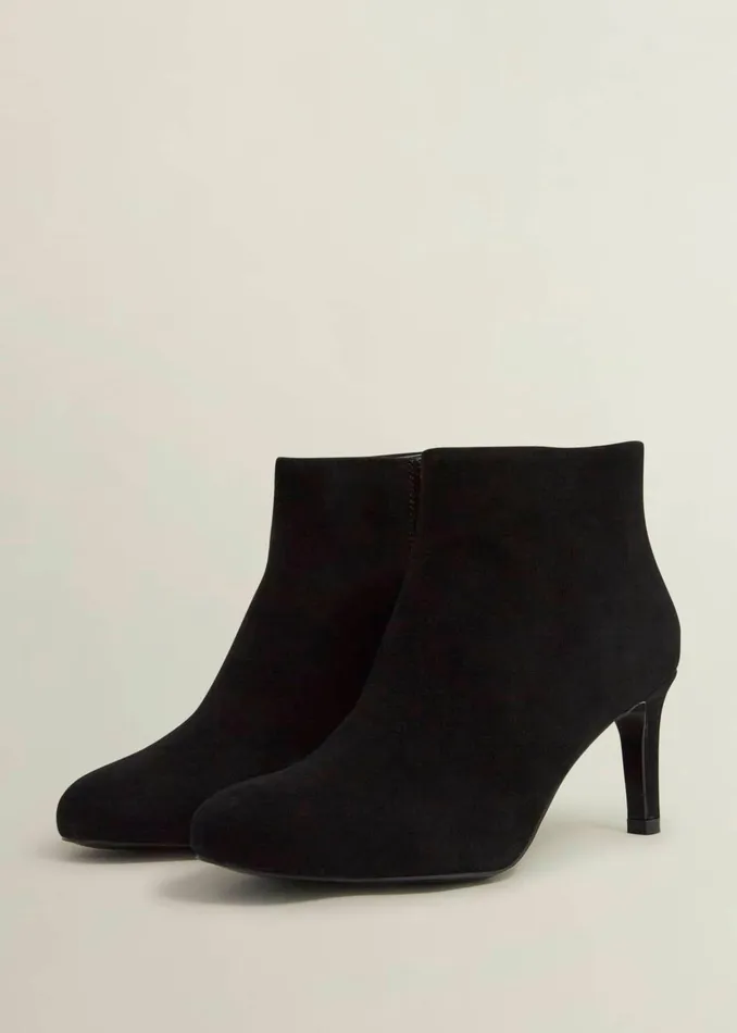 Women Lizzie Suede Ankle Boots Black Hobbs Boots
