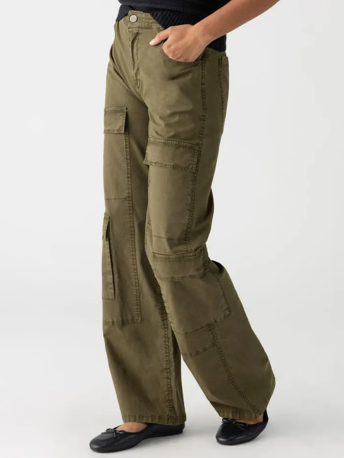 Women Low Slung Y2K Standard Rise Cargo Pant Mossy Green Sanctuary Clothing Pants Women Low Slung Y2K Standard Rise Cargo Pant Mossy Green Sanctuary Clothing Pants