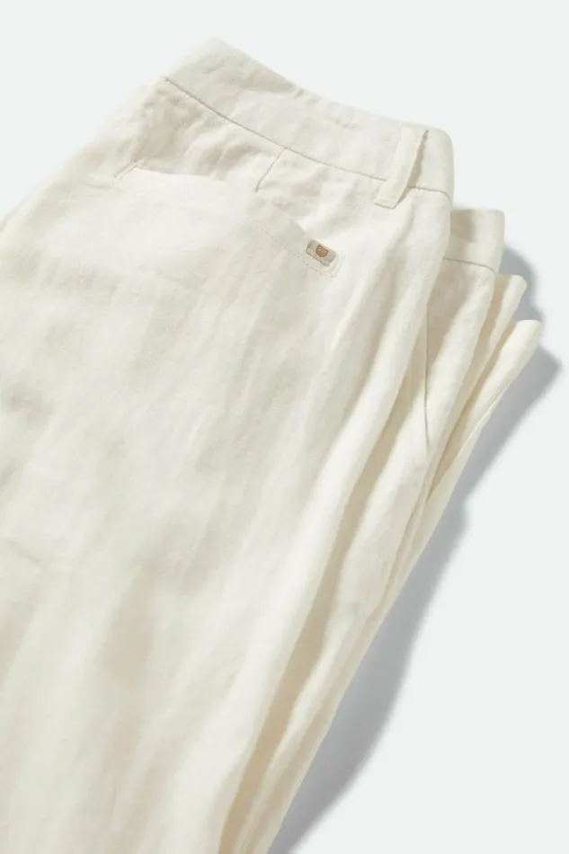 Women Ludlow Trouser Pant Off White Brixton Pants