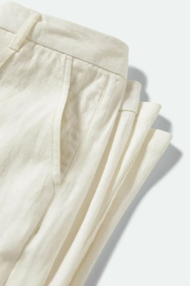 Women Ludlow Trouser Pant Off White Brixton Pants