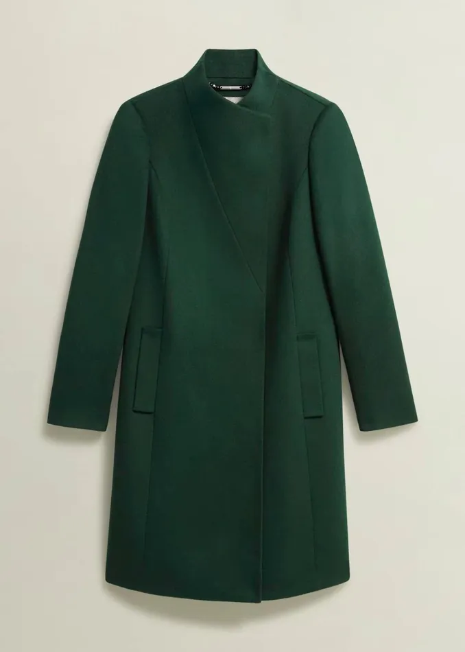 Women Marissa Wool Coat Bay Green Hobbs Coats and Jackets