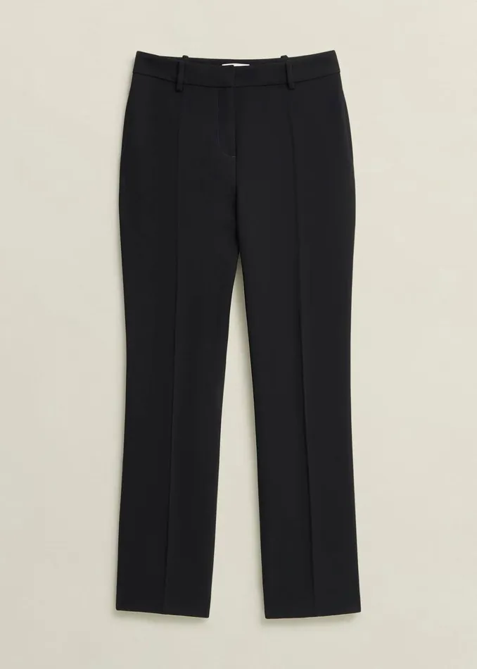 Women Maya Straight Trousers Black Hobbs Trousers