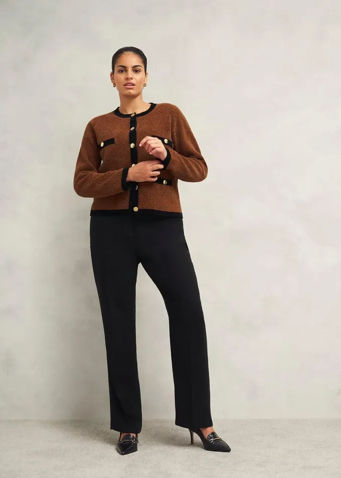 Women Maya Straight Trousers Black Hobbs Trousers