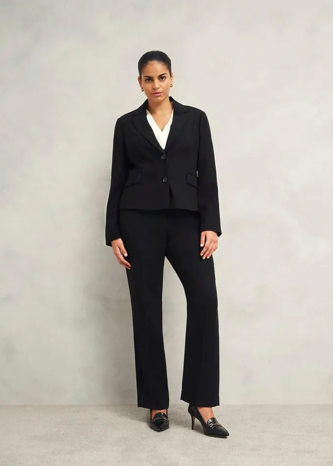 Women Maya Straight Trousers Black Hobbs Trousers